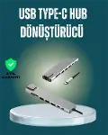 USB‑C Çoklu Bağlantı Merkezi – 5 Gbps, 100‑240 V, Sağlam Eloksal Tasarım-1