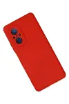 Huawei Nova 9 SE Kılıf Nano içi Kadife Silikon - Kırmızı-3