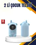 Çocuk ve Bebek Telsizi – 22 K, VOX Modu, USB Şarjlı, Renkli Ekran-1