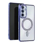 Samsung Galaxy A26 Joke Simli Magneticsafe Kılıf - Mavi-3