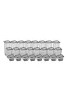 24'lü 3 Boy Kavanoz Seti & Saklama Kabı & Erzak Kabı 8x650/1300/1900 Ml (40 Lı Etiket Hediyeli)-2