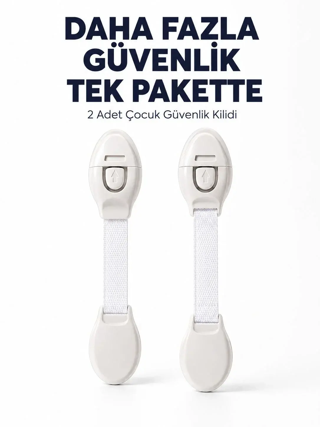 2 Adet Güçlü Yapışkanlı Çocuk Güvenlik Kilidi