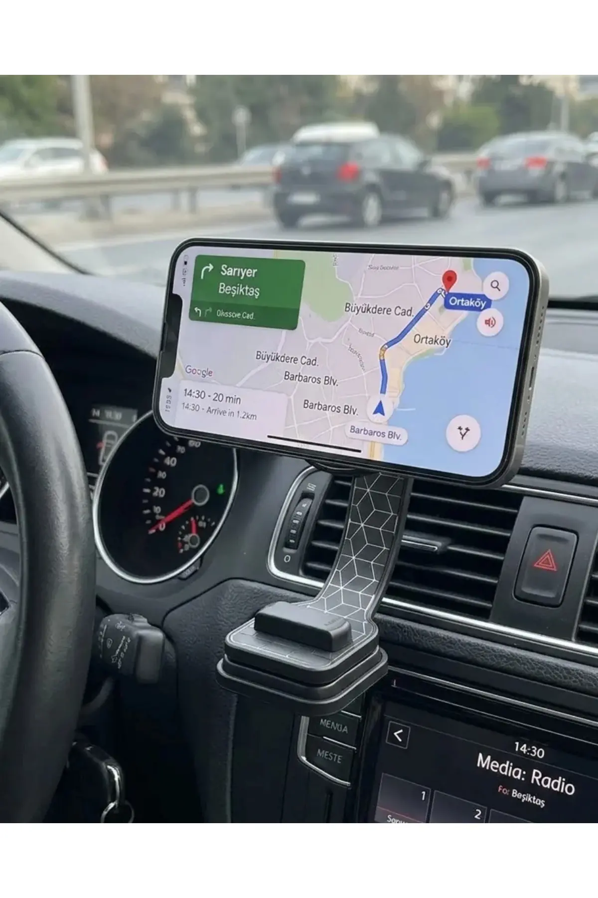 Dashboard Manyetik Telefon Tutucu Ayarlanabilir Telefon Standı