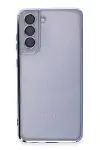 Samsung Galaxy S21 FE Kılıf Razer Lensli Silikon - Açık Mavi-1