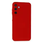 Samsung Galaxy A55 5G Kılıf Nano içi Kadife Silikon - Kırmızı-2