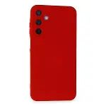 Samsung Galaxy A55 5G Kılıf Nano içi Kadife Silikon - Kırmızı-3