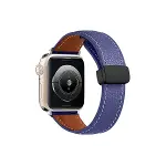 Apple Watch 42mm Kr414 Daks Deri Kordon (saat Değildir) - Lacivert-1