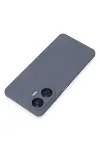 Realme C55 Kılıf Nano içi Kadife Silikon - Gri-1