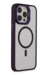 Joko Apple iPhone 14 Pro Kılıf Roblox Lens Magsafe Standlı Kapak - Derin Mor-2