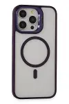 Joko Apple iPhone 14 Pro Kılıf Roblox Lens Magsafe Standlı Kapak - Derin Mor-1