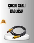 65W 4’ü 1 Arada Örgülü Hızlı Şarj Kablosu USB-C USB-A Çoklu Şarj Dayanıklı-1