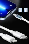 Iphone İOS Uyumlu Hızlı Şarj Kablosu Type C To Lightning 12 13 14 15 Pro Max-3