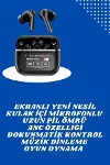 Ekranlı Yeni Nesil Pro Kulaklık ve Akıllı Saat Kampanyası Kulak İçi krofonlu-1