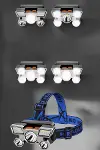 Balıkçı Kafa Lambası Led Işık 4 Farklı Mod Esnek ve Ayarlanabilir-3