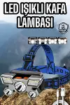 Balıkçı Kafa Lambası Led Işık 4 Farklı Mod Esnek ve Ayarlanabilir-1