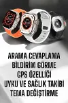 Yeni Nesil Akıllı Saat Adımsayar, GPS, Nabız Ölçer, Uyku ve Sağlık Takibi-2