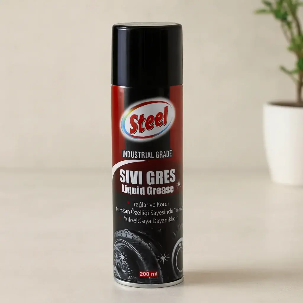 Sıvı Gres Sprey 200 ml - Isıya Dayanıklı Koruyucu