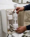 Basmalı Rezervuar İç Takımı Alt Girişli Sessiz Su Dolumlu Klozet İç Mekanizma Seti-1