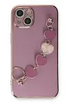 Apple iPhone 14 Plus Kılıf Esila Silikon - Mor-3