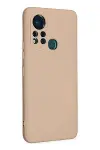 İnfinix Hot 11s Kılıf Nano içi Kadife Silikon - Pudra-2
