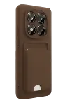 Xiao Red Note 15 Pro 5G Kelvin Kartvizitli Silikon - Kahverengi-3
