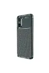 Xiao Poco X7 Pro Kılıf Auto Focus Karbon Kapak - Koyu Yeşil-2