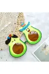 Hawaii Temalı Avokado Gözlük – Kostüm Parti Gözlüğü-3