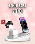 Qi Destekli Tüm Cihazlarla Uyumlu Kablosuz Şarj Ünitesi-1