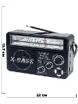 Nostaljik Radyo WAXIBA Nostaljik Radyo Bluetooth Fm Usb XB-2301RT-3