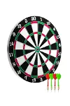 Ev ve Oyun Alanları İçin Dart Tahtası 12 İnç 4 Dart Oku Dahil-3
