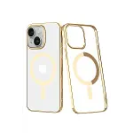 Apple iPhone 14 Plus Kılıf Element Magneticsafe Sert Kapak - Gold-2