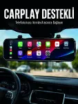 Ayna Carplay Araç İçi 9.66 İnç IPS Ekran Geri Görüş Kamerası Destekli-1