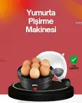 7 Yumurtalık Buharlı Yumurta Pişirme Cihazı Otomatik Kapanma Özellikli-1
