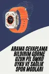 2025 Model Akıllı Saat Çift Kordon Ios Ve Android Arama Cevaplama Sesli Asistan-1