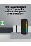 Taşınabilir Şarjlı Hoparlör USB, SD Kart, AUX Girişli-1