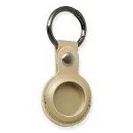 Airtag Anahtarlık Deri Kılıf - Gold-2