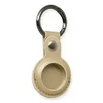 Airtag Anahtarlık Deri Kılıf - Gold-3