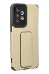 Samsung Galaxy A33 5G Kılıf Mega Standlı Silikon - Gold-2