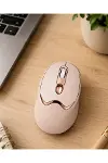 Şarjlı Kablosuz Mouse Sessiz Tıklama Bluetooth ve USB Destekli-1