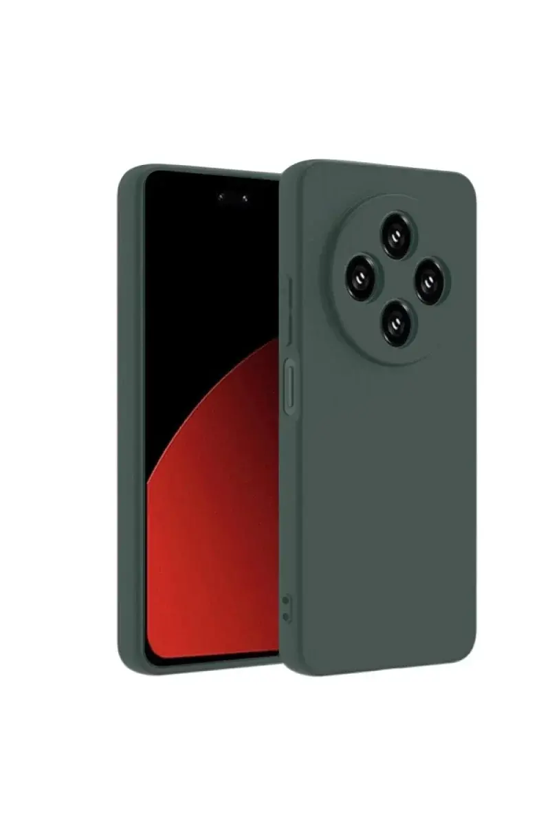 Xiao Red 14C Kılıf First Silikon - Koyu Yeşil