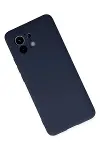 Xiao 11 Kılıf Nano içi Kadife Silikon - Lacivert-3