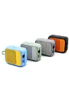 Bluetooth Wireless Mini Hoparlör Speaker Renkli Type-c Şarjlı 5W Mikrofon - Kart Girişi PL-4692-1