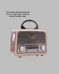 Bluetooth Özellikli Nostalji Radyo 3 Bant FM AM SW-4