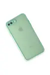 Apple iPhone 7 Plus Kılıf Montreal Silikon Kapak - Turkuaz-3