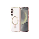 Samsung Galaxy S24 Kılıf Kross Magneticsafe Kapak - Rose-2