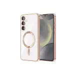Samsung Galaxy S24 Kılıf Kross Magneticsafe Kapak - Rose-3