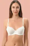 Beyaz Dolgusuz Mikro Tek Sütyen-2