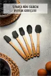 5 Parça Bambu Saplı Mini Supatula Seti-1