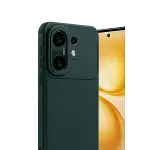 Vivo X200 Fe Auto Focus Karbon Kapak - Koyu Yeşil-3