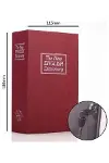 Kitap Görünümlü Gizli Kasa Büyük Boy Anahtarlı Kilitli Para Kasası-4